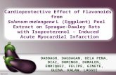 Cardioprotective Effect of Flavonoids From Eggplant