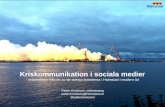 Kriskommunikation i sociala medier - Hamnbranden i Halmstad