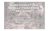 Does Evolution Really Threaten Religion?