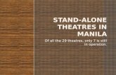 Stand-Alone Theatres in Manila