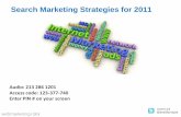 Web123 Search Marketing Strategies for 2011