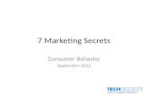 7 marketing secrets