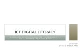 ICT Literacy Report and Plan