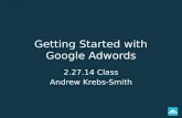 Get Started With Google Adwords