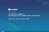Flurry: миллиардная аудитория – насколько большим может быть рынок мобильных игр?