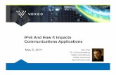 IPv6 and How It Impacts Communication Applications