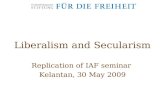 Liberalism And Secularism May 2009