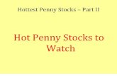 Hot penny stocks to watch