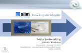 AIIM New England  Social Networking Presentation