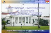 Administrasi Pembangunan  di Indonesia Tinjauan Perencanaan, Penganggaran, Pelaksanaan, dan Monitoring-Evaluasi