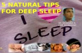 5 tips for deep sleep =)