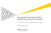 Presentation - Integrated sustainability reporting and assurance