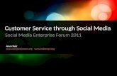 Social Media for Customer Service