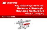Key Takeaways from the Unisource Strategic Branding Conference (Hotel & Lodging)