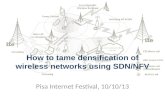 How to tame densification of wireless networks with SDN/NFV
