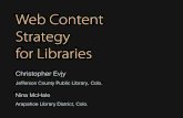 Web Content Strategy for Libraries