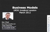 Business models: UKSG presentation 2012