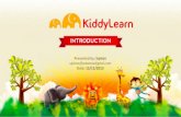 KiddyLearn Product Introduction