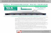 Database performance and resiliency in the Dell PowerEdge R630 running Microsoft SQL Server 2014