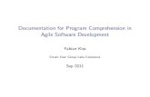 Documentation for Program Comprehension in Agile Software Development