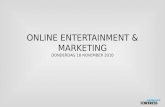Online Entertainment Marketing Presentatie Volendam 18-11-2010