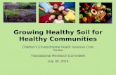 Growing Healthy Soil for Healthy Communities