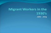 Migrant Workers In The 1930’S