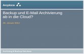 Backup und E-Mail Archivierung in der Cloud
