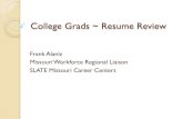 College grads resume review