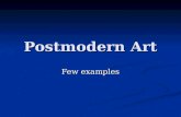 Presentation Postmodern Art