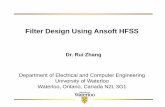 HFSS Filter Design