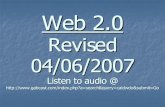 Web 2.0 Revised  04/06/2007