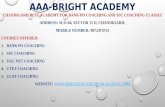 SSC Coaching Institute in Chandigarh ( AAA bright academy )