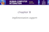 HCI 3e - Ch 8:  Implementation support