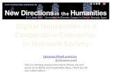 Plenary speaker at Granada new directions in humanities. Digital Humanities