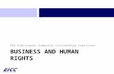 EICC’s initiatives on Business and Human Rights