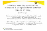 Initiatives Regarding Sustainability of Biofuels in Europe and their Potencial Impacts on Trade