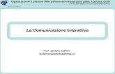 Lezione 2: Il Contesto Della Comunicazione Interattiva