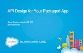 API Design for Your Packaged App