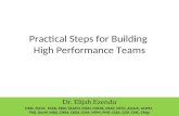 Practical Steps For Building High Performance Teams