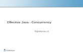 Effective java - concurrency