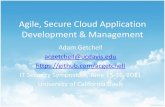 Agile Secure Cloud Application Development Management