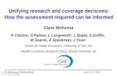 Conditional Coverage. Access with evidence development. Claire McKenna.