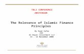 The Relevance of Islamic Finance Principles