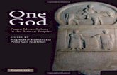 One god -pagan monotheism in the roman empire- S. Mitchell