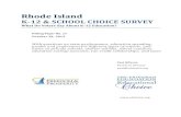 Rhode Island K-12 & School Choice Survey (2013)