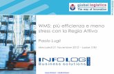 La presentazione di Paolo Lugli e Infolog Spa sul WMS e la regia attiva, il 21 novembre 2012 al Global Logistics