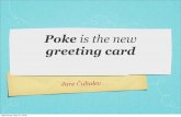 Poke Is The New Greeting Card