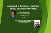 Assessment of Technology Leadership among Malaysian School Heads