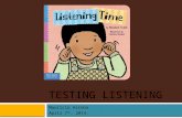 Testing listening (1)